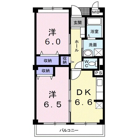 ポポラーレの物件間取画像